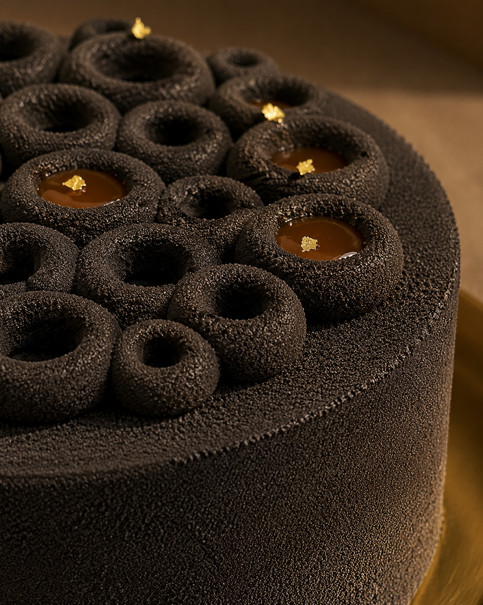 Belgian Dark Chocolate cake texture