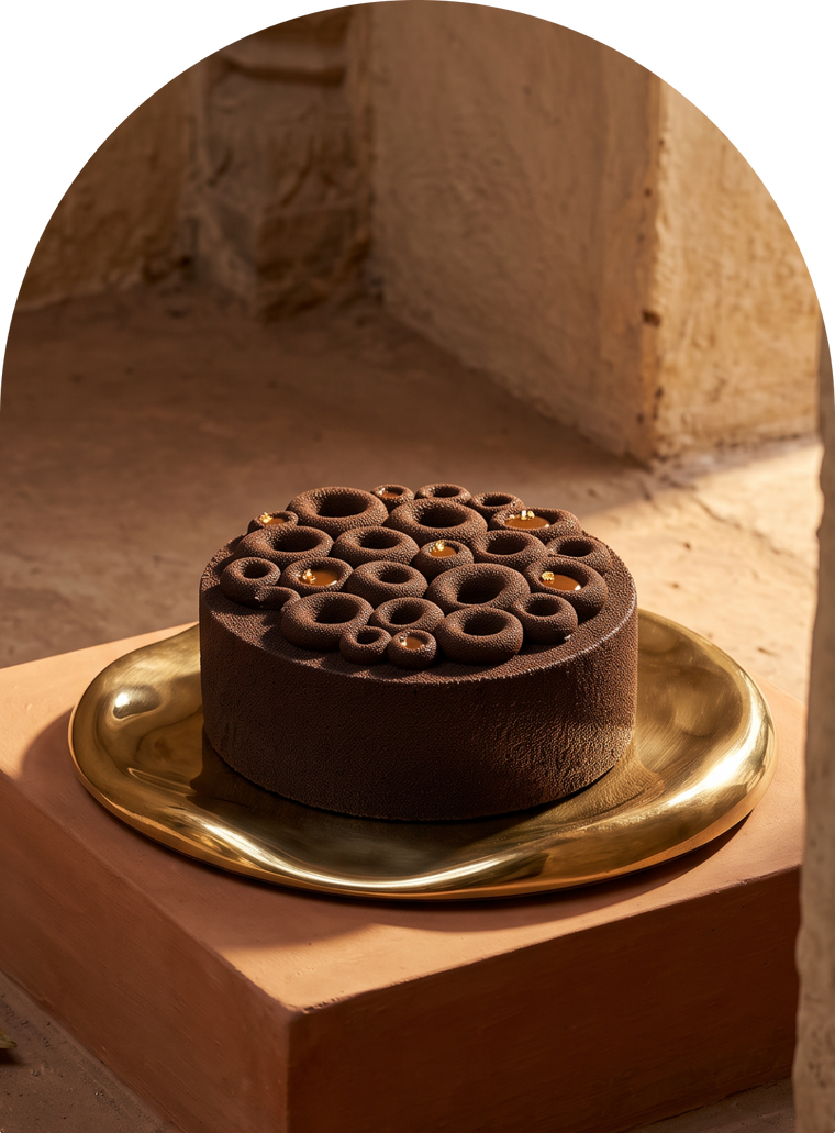 Belgian Dark Chocolate cake by Mitti & Mousse