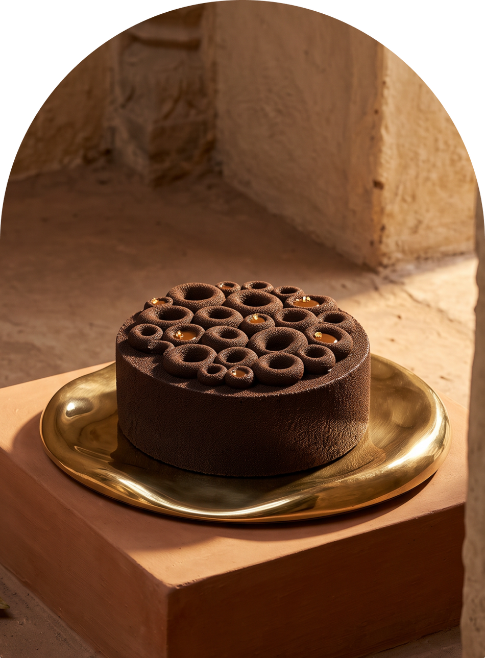 Belgian Dark Chocolate cake by Mitti & Mousse