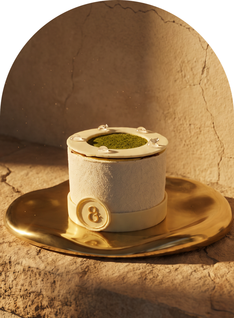 Curry Leaf, Coconut and Jaggery mini cake by Mitti & Mousse