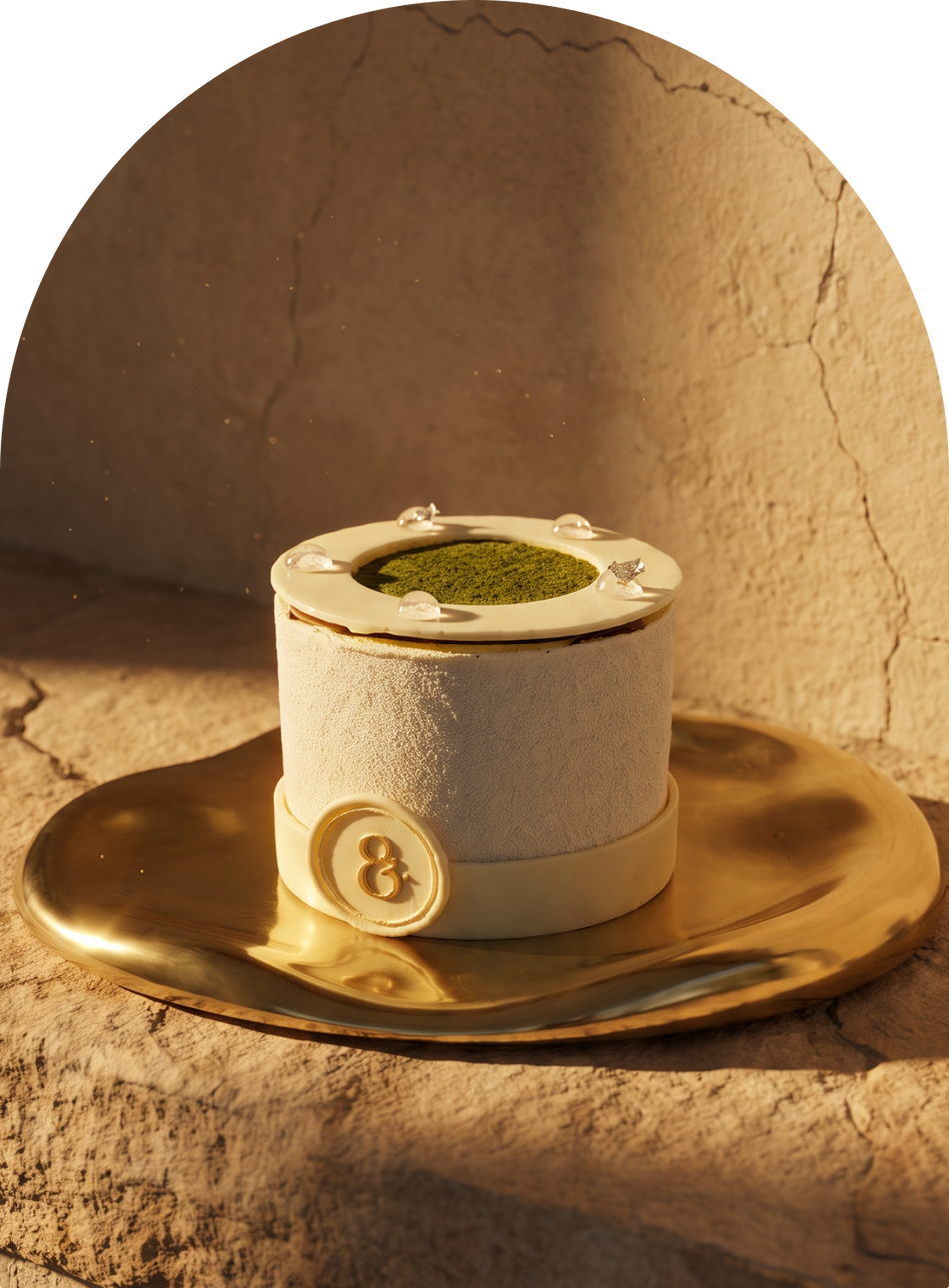 Curry Leaf, Coconut and Jaggery mini cake by Mitti & Mousse