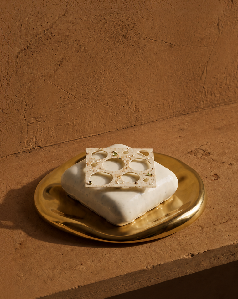Curry Leaf, Coconut & Jaggery cake