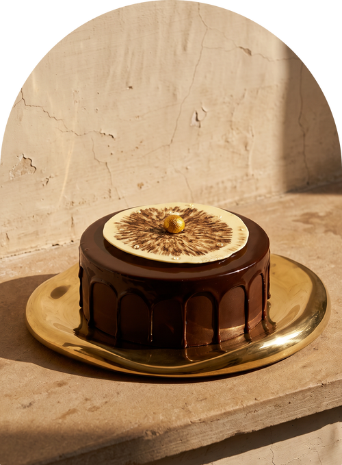 Dark Chocolate and Hazelnut cake by Mitti & Mousse
