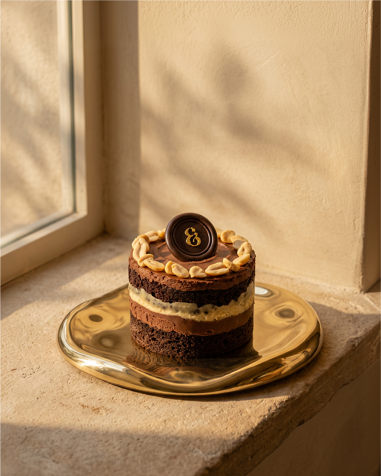 Mini Peanut Butter & Chocolate cake