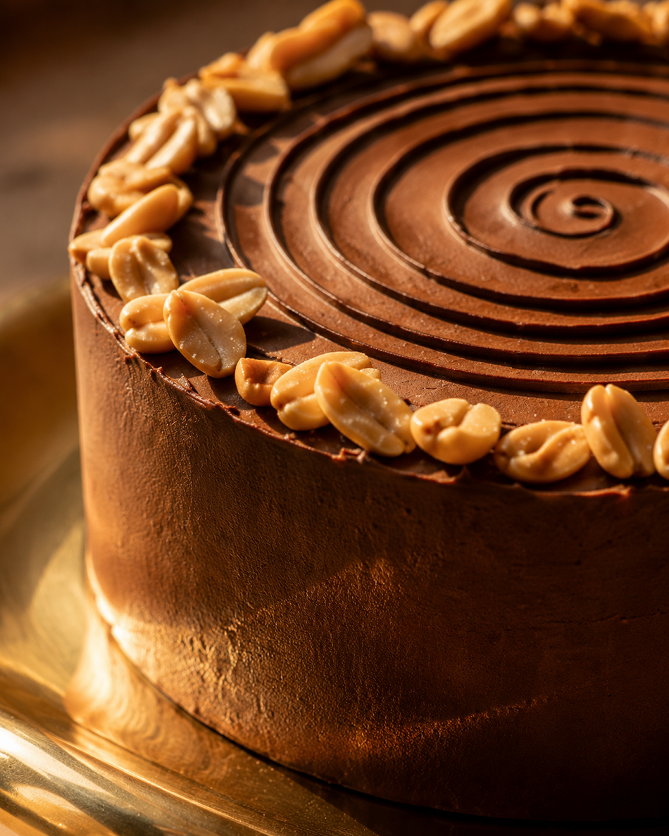 Peanut Butter & Chocolate cake texture