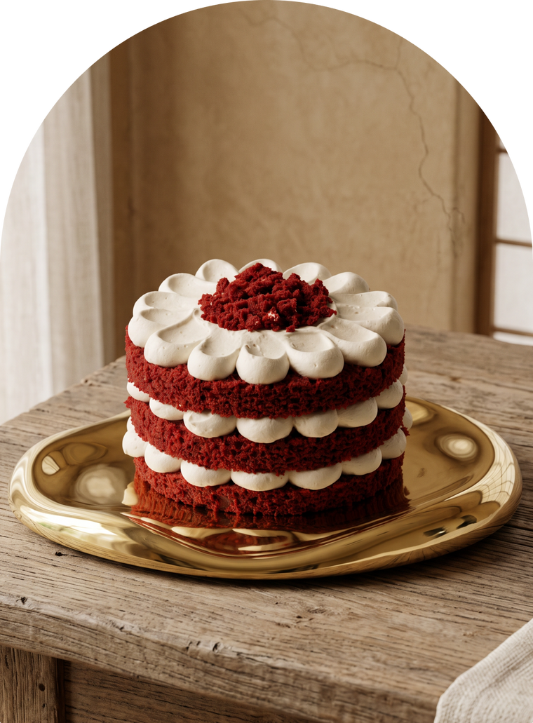 Red Velvet cake by Mitti & Mousse