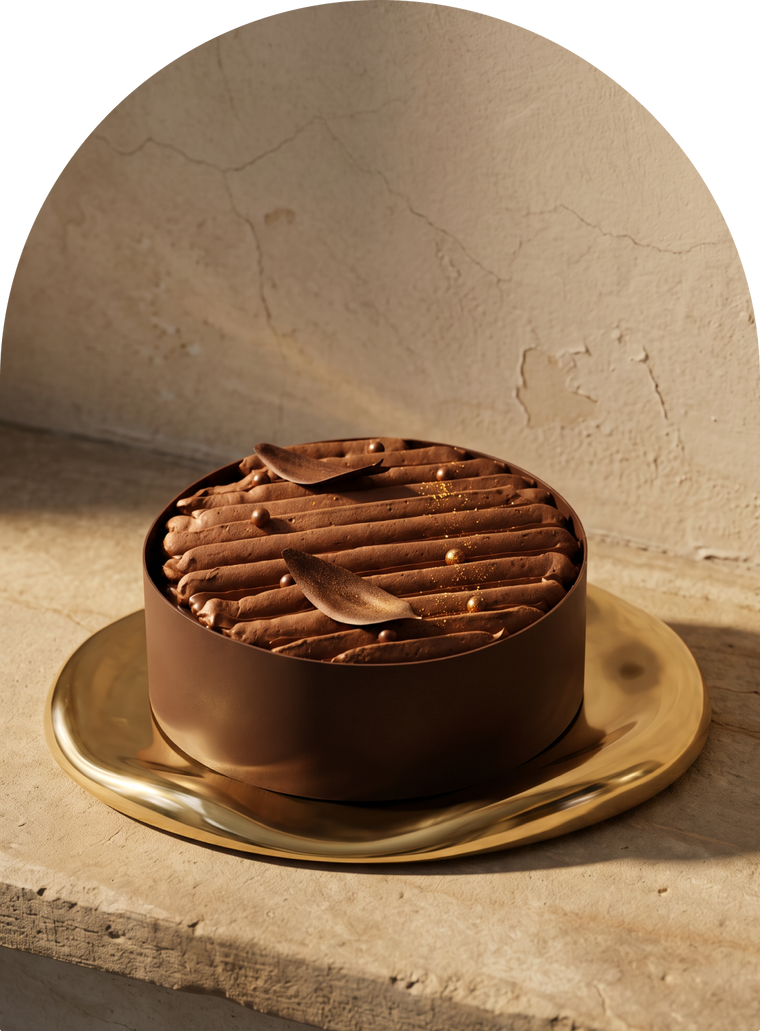 Signature Dark Chocolate cake by Mitti & Mousse