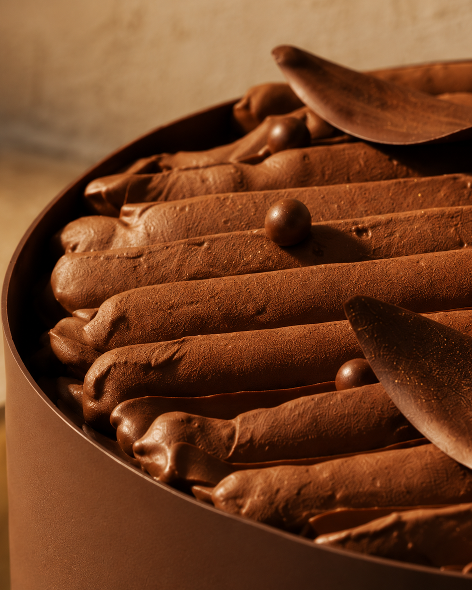 Signature Dark Chocolate cake texture