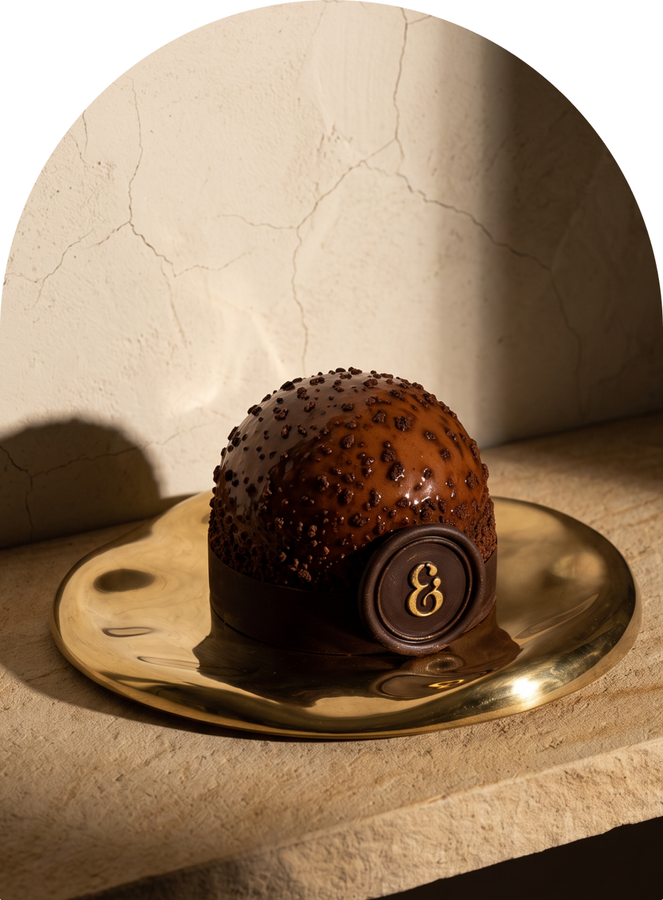 Textures of Chocolate mini cake by Mitti & Mousse